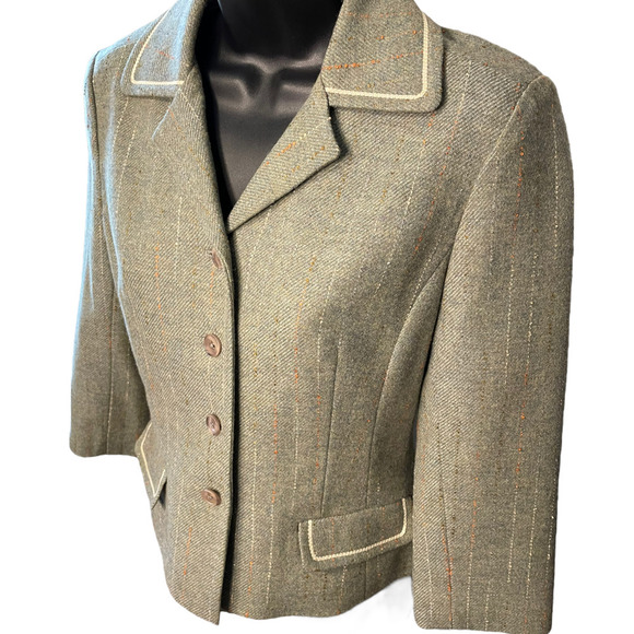 Halogen Wool Tweed Women’s Blazer Sz S - Picture 2 of 6